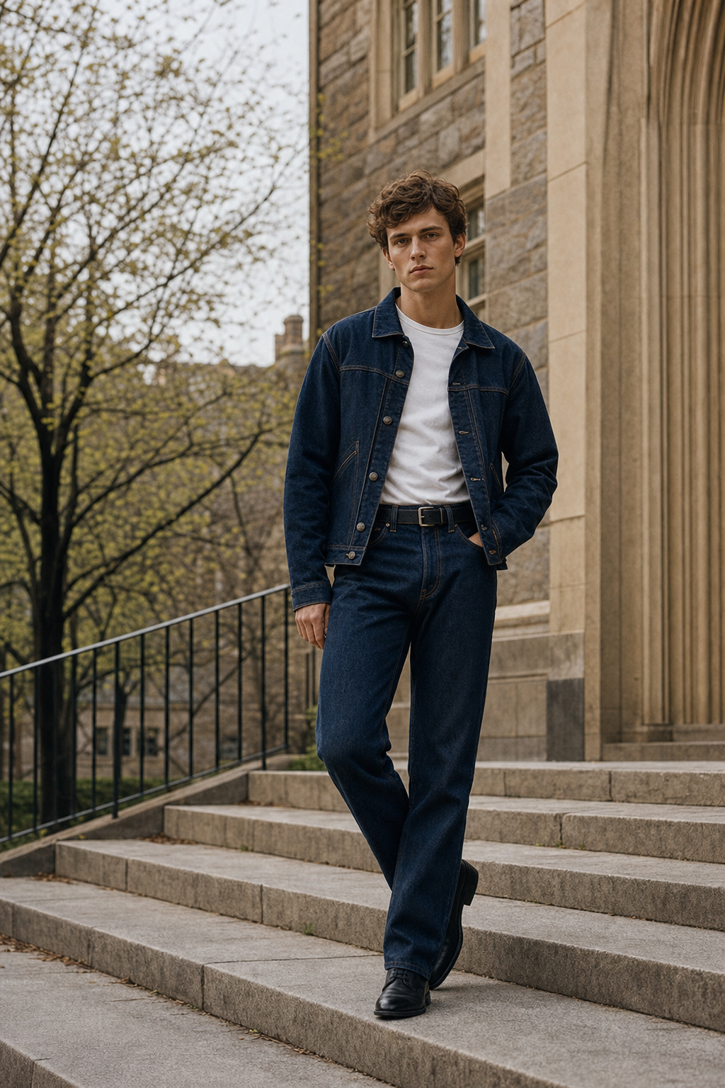 James Dean old money seasonal style moodboard