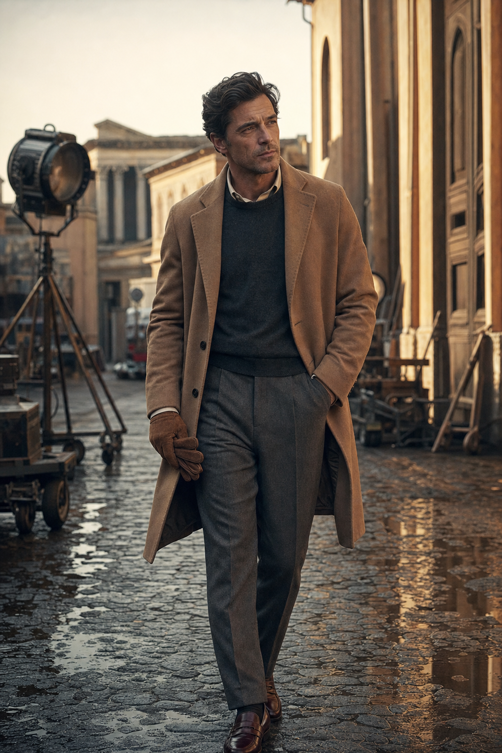 Marcello Mastroianni Autumn old money style reference