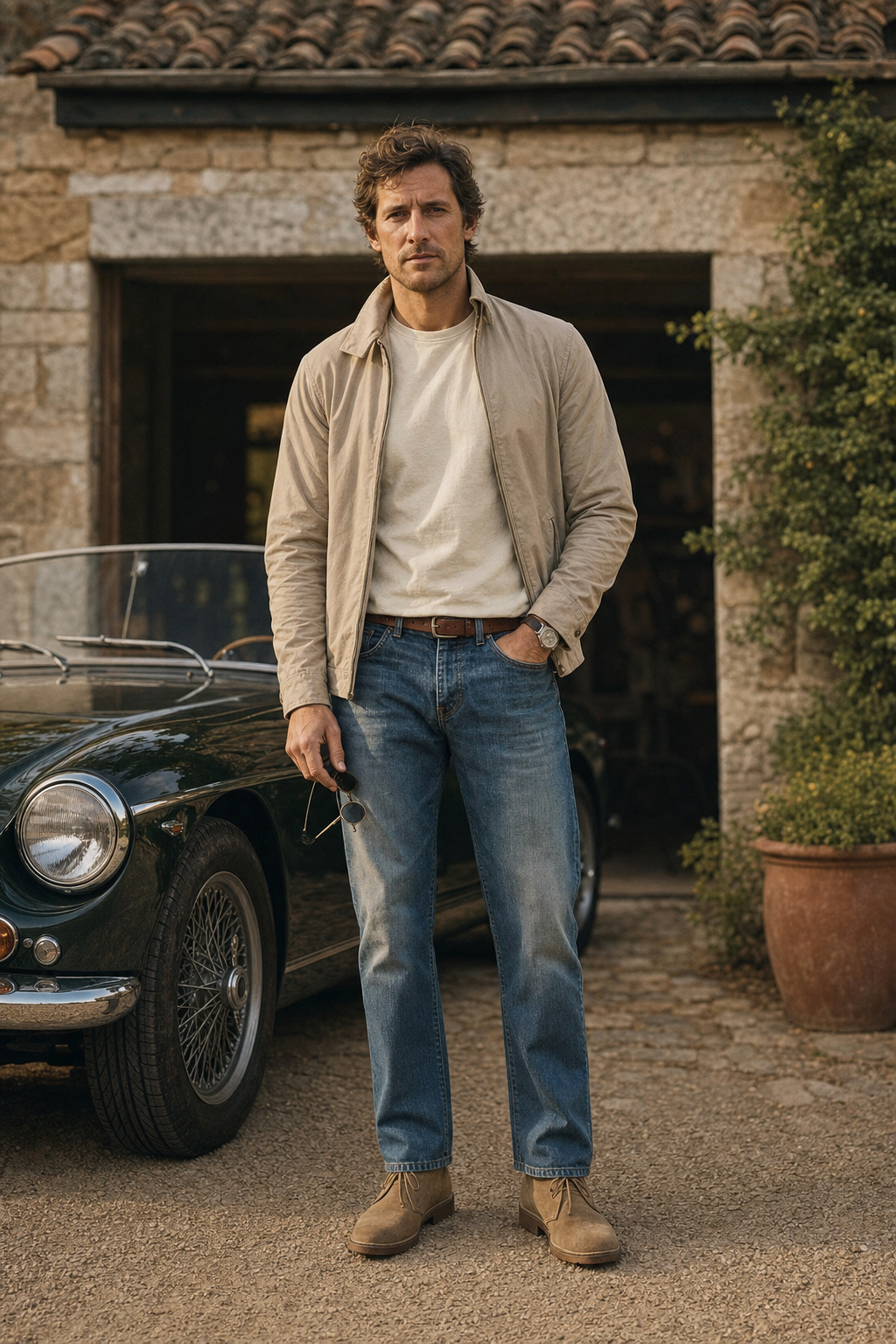 Steve McQueen old money seasonal style moodboard